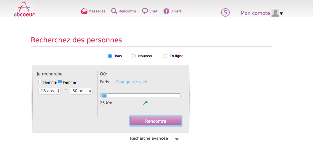 Échange dans la messagerie