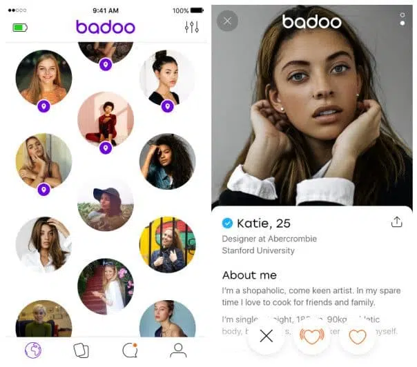 Capture de Badoo