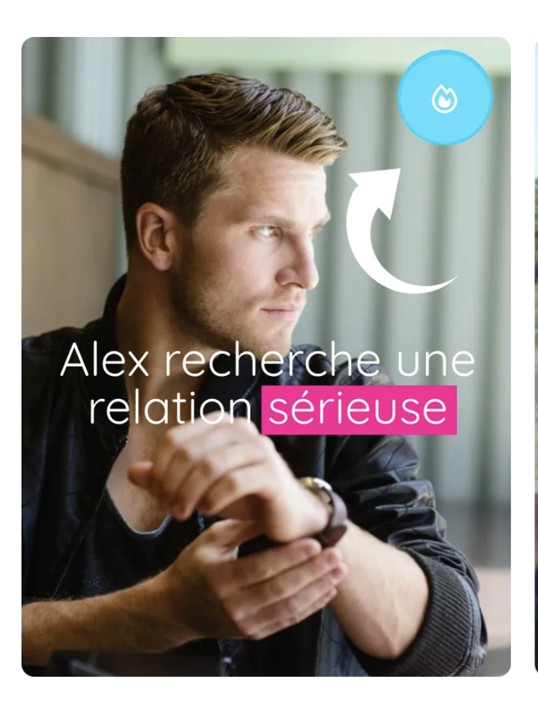 Le profil complété avant le test des fonctionnalités