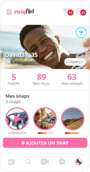 Capture de Easyflirt