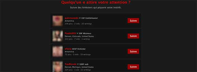 Capture de Fetlife