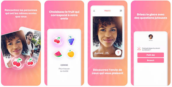 Écran d'inscription Fruitz