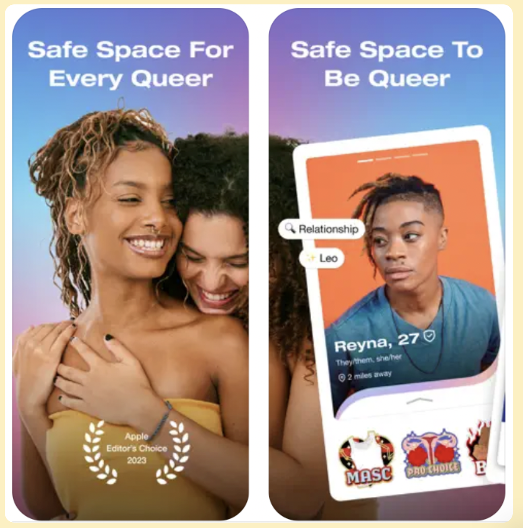 Autre aperçu de l'application HER