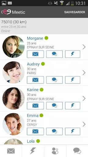 Capture de Meetic