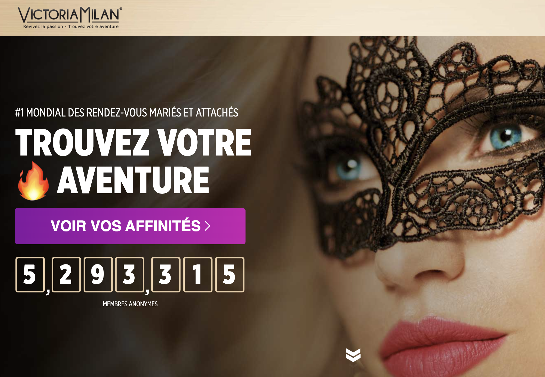 Page de gestion du compte